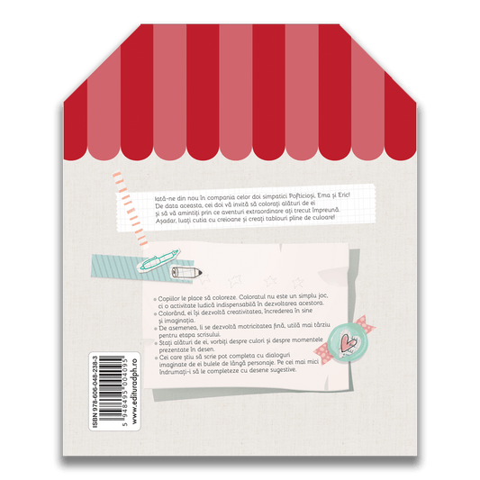 Coloram cu Ema si Eric - Carte de colorat