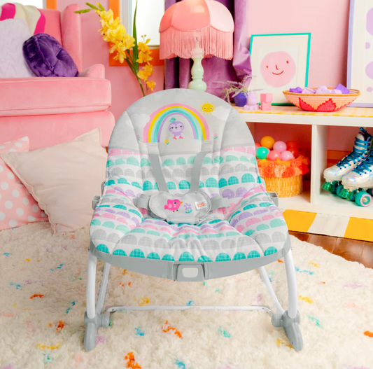 Bright Starts - Balansoar Rosy Rainbow 2 în 1