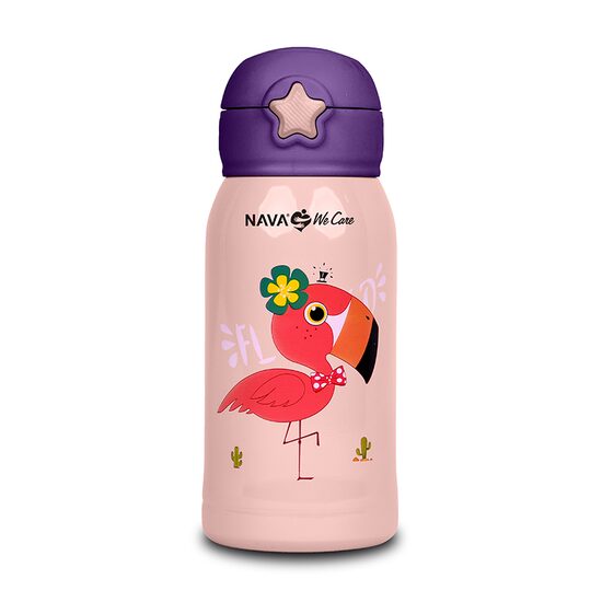 Sticla termoizolanta Nava 500 ml Flamingo roz