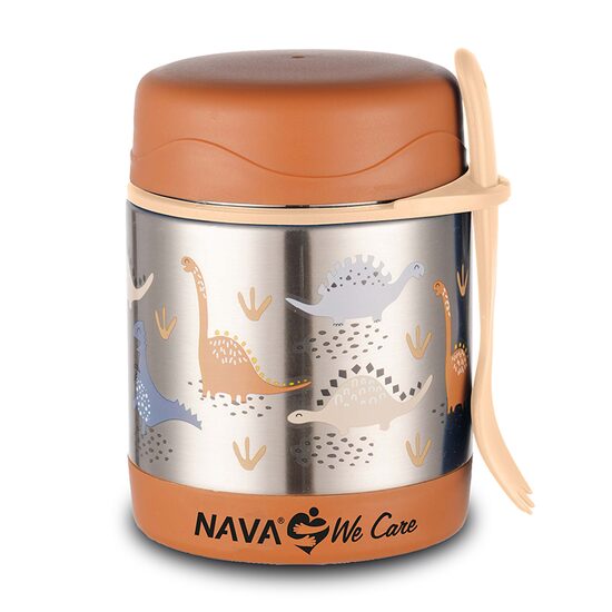 NAVA Caserola inox Nava We care 350 ml Dino Brown
