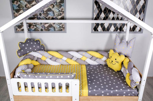 Lenjerie MyKids Montessori 7 Piese PS108 95x195 cm