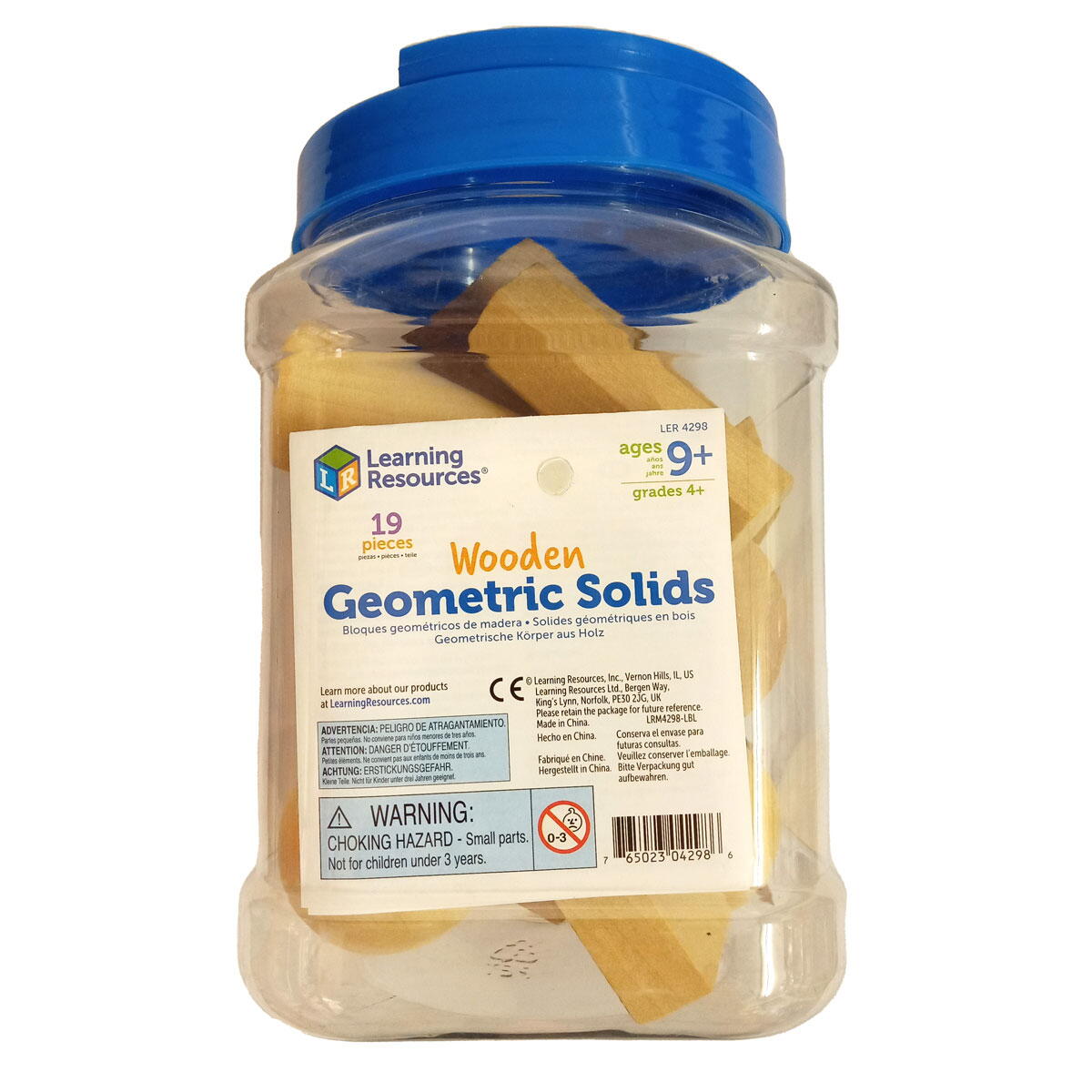 Forme geometrice din lemn (set 19)