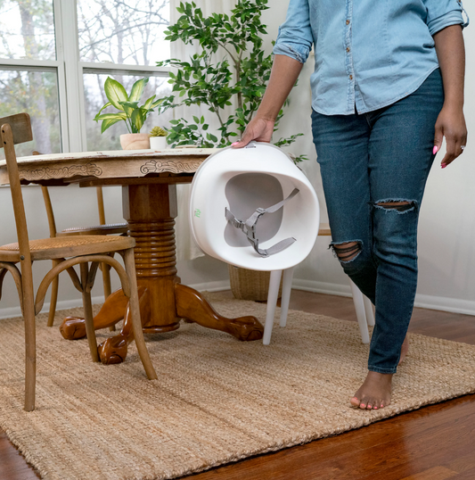 Ity by Ingenuity - Scaun de masa Easy Clean Booster, Oat