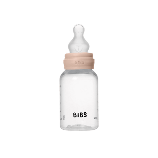 BIBS - Set complet biberon anticolici PP fara BPA, 150 ml, Silicon, Blush