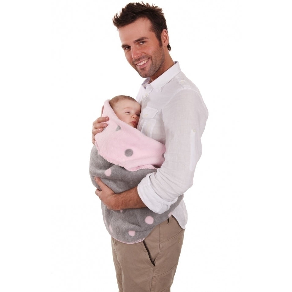 Paturica bebelusi Bumbac Buline 75x100 Womar Zaffiro AN-KBB-01