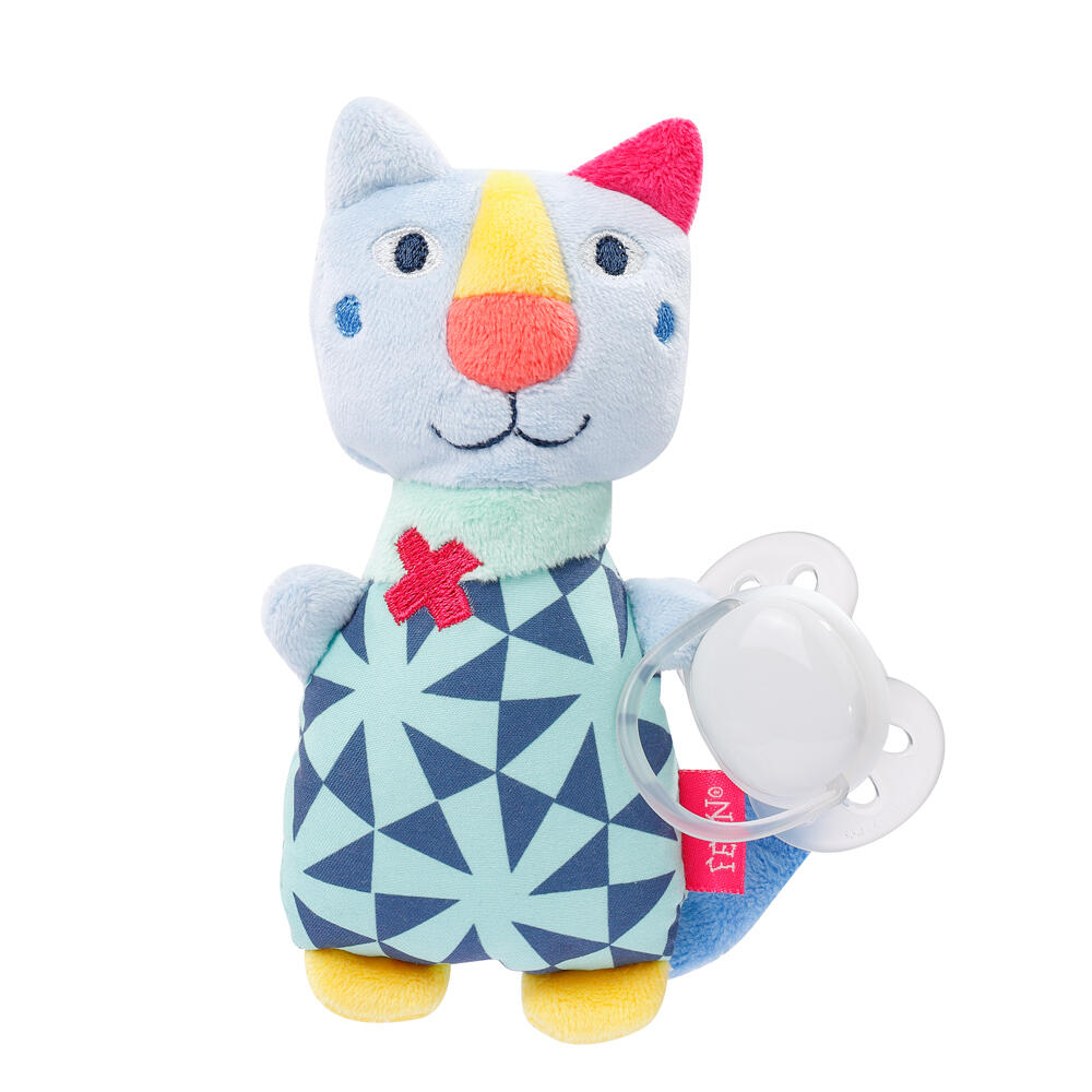 Jucarie cu inel pentru suzeta - Pisicuta