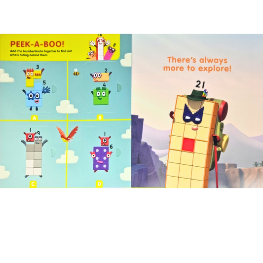 Carticica Deschide ferestrele - Numberblocks 1-20