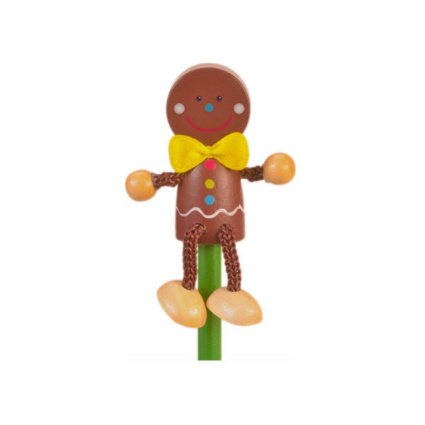 Creion cu figurina lemn Om Turta Dulce Fiesta Crafts FCP-5186