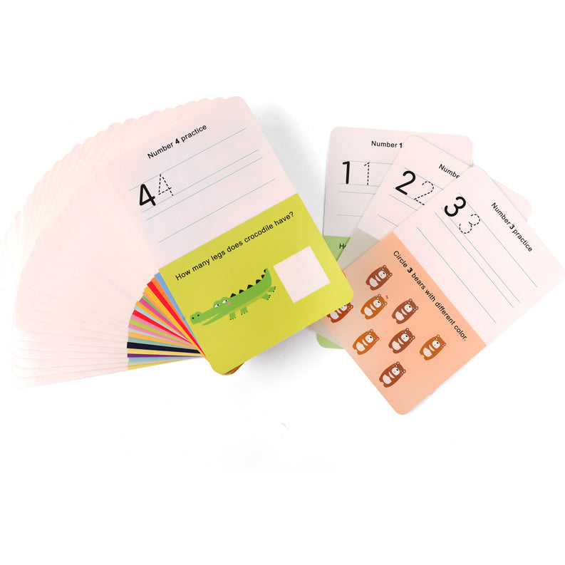 Cartonase Scrie si Sterge 123 Mideer MD1031