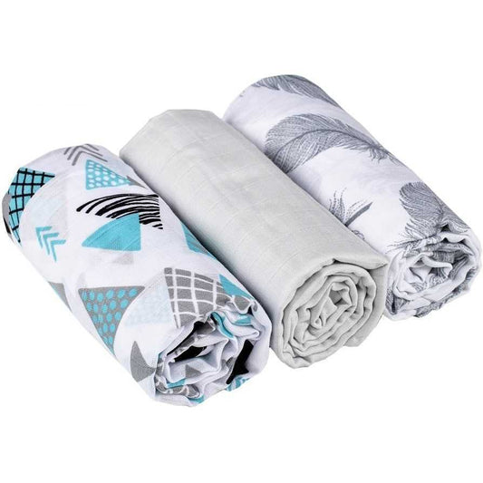 Set 3 scutece din muselina Infantilo IF19192