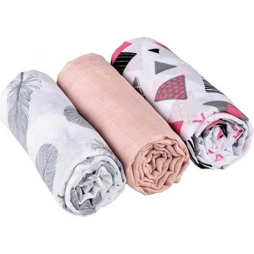 Set 3 scutece din muselina Infantilo IF19192