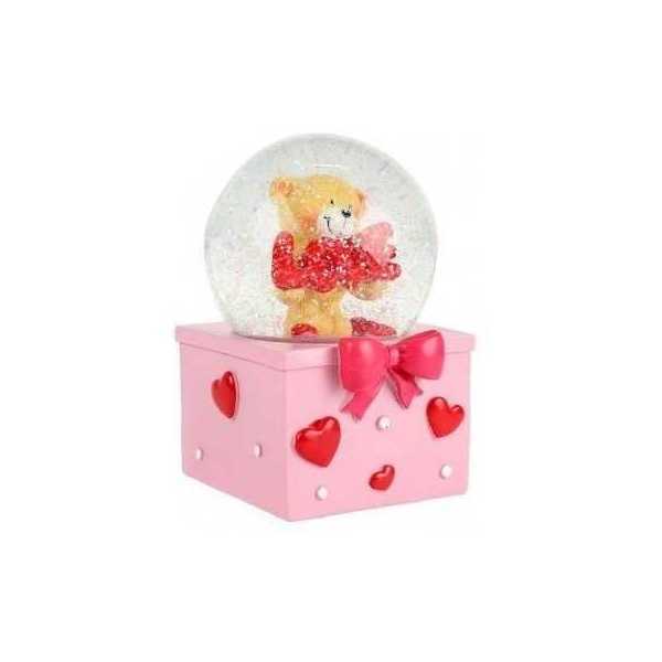 Glob mare zapada din sticla Ursulet Love Toi-Toys TT35333A