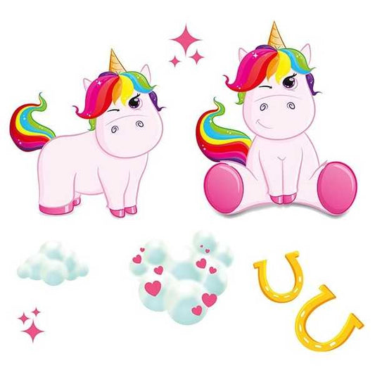 Set stickere perete 3D Unicorn Dream Horse Toi-Toys TT46144A