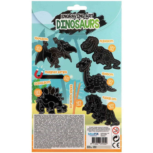 Set 10 figurine razuibile, 2 creioane si 10 fasii magnetice incluse Grafix GR220012