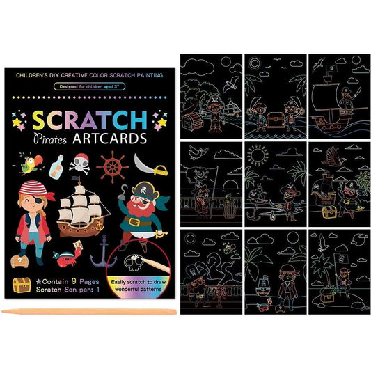 Set 9 planse razuibile Scratch ArtCards Bambinice BN047