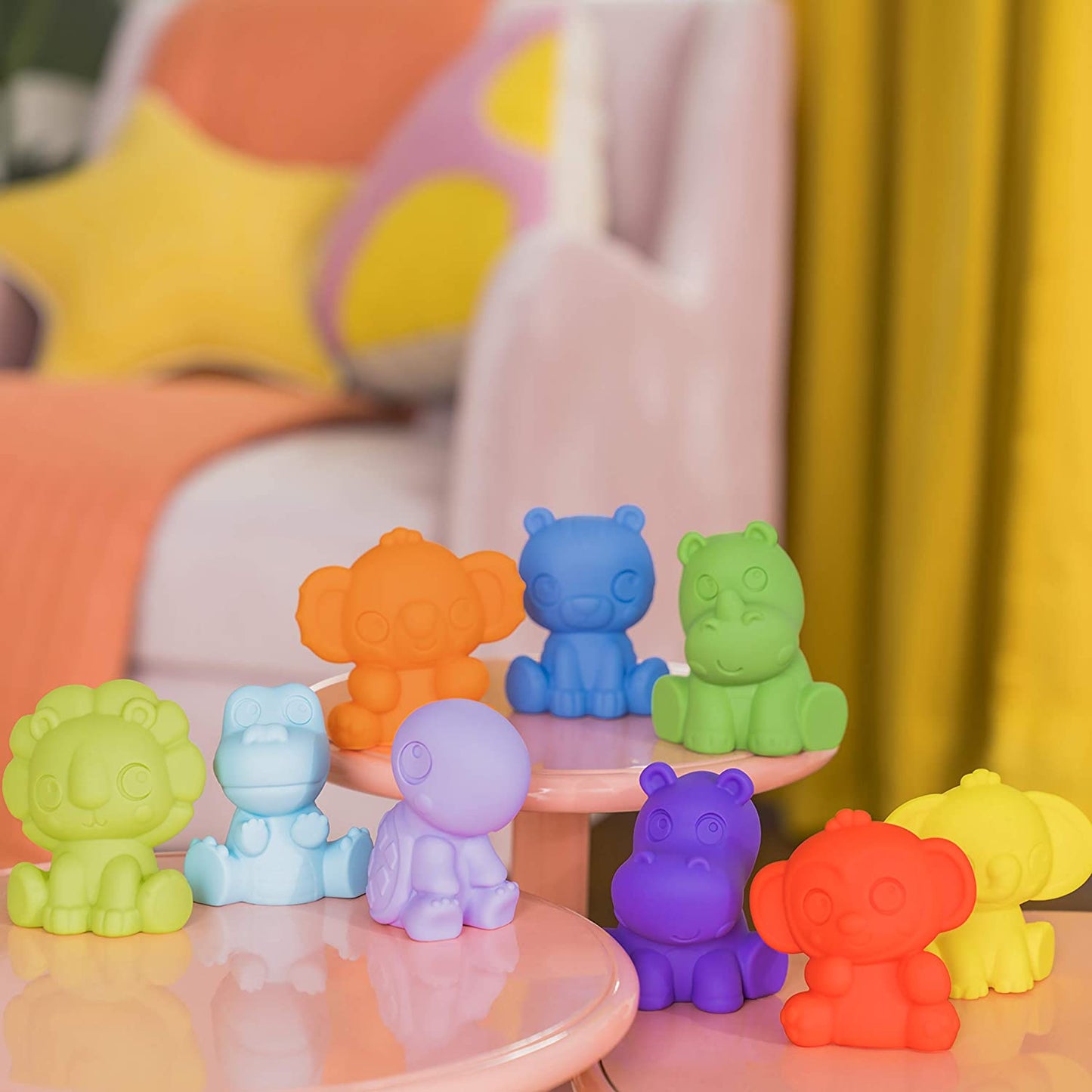 Bright Starts - Jucarie Echipa animalutelor colorate