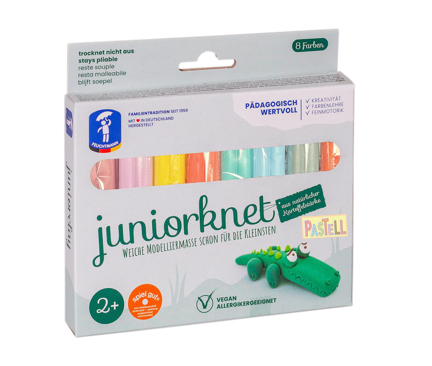 Plastilina non-toxica - 8 culori pastel