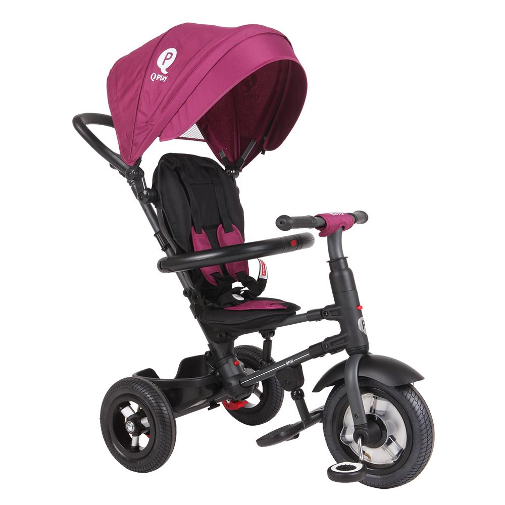 QPlay Tricicleta cu roti de cauciuc Qplay Rito Rubber Violet - imaginea 10