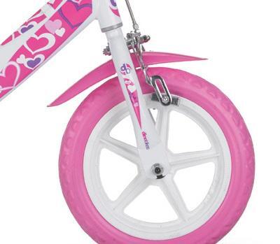 DINO BIKES Bicicleta copii 12'' - Inimioare - imaginea 3