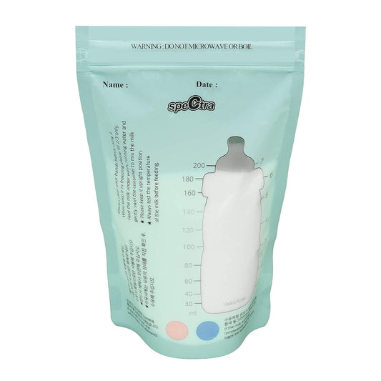 Pungi stocare lapte matern cu fermoar (30 buc.)