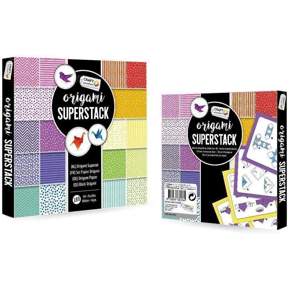 Set Origami 180 foi 15x15 cm Grafix GRCR0717-19GE