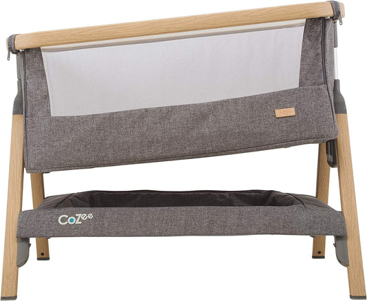 Tutti Bambini – Patut 2 in 1 co-sleeper CoZee Oak & Charcoal