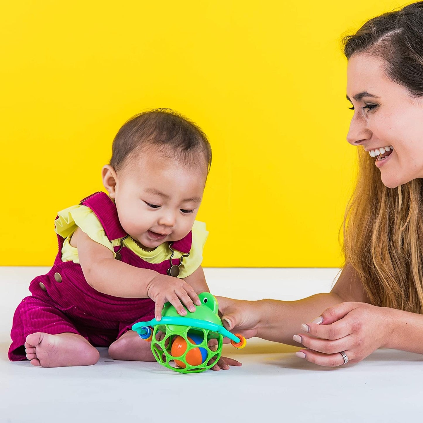 Bright Starts - Jucarie zornaitoare Oball Broscuta vesela