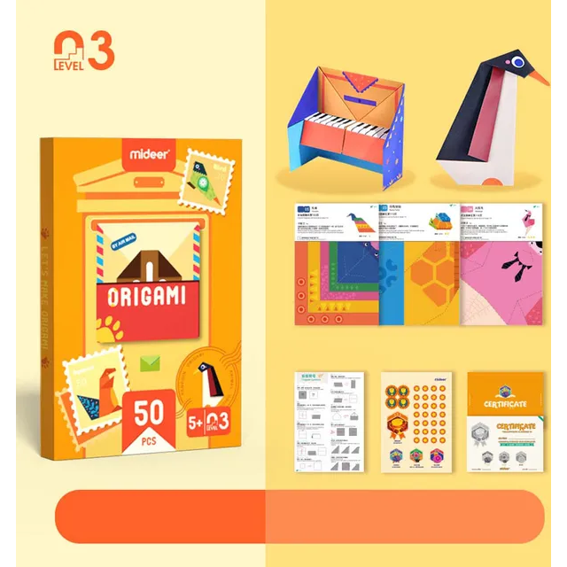 Set Origami Nivel Avansat 50 fise Mideer MD2090