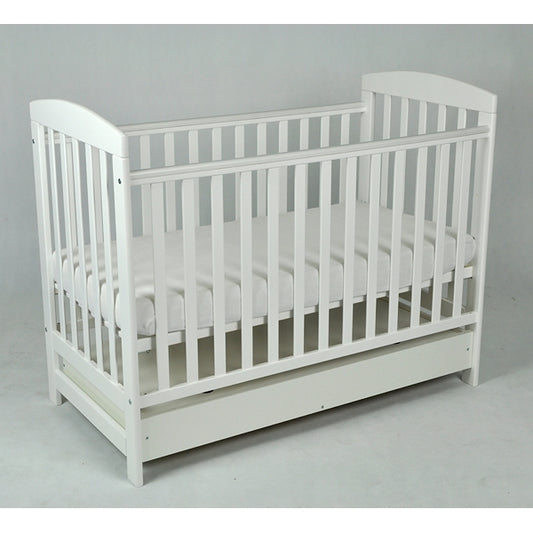 Patut Drewex Olek cu sertar - Gri + Saltea Cocos 10 Cm