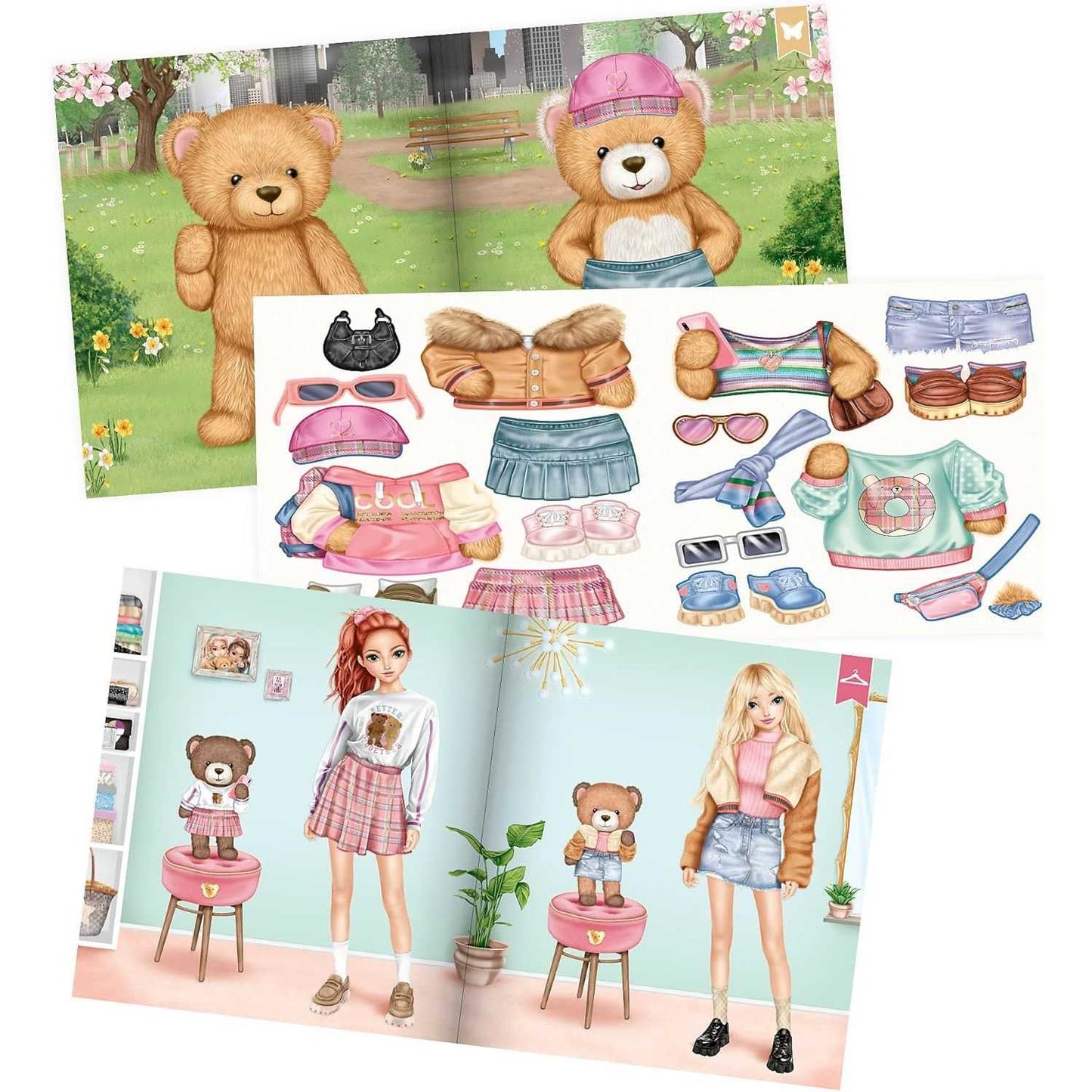 Carte de autocolante TOPModel Team Teddy Depesche PT13209