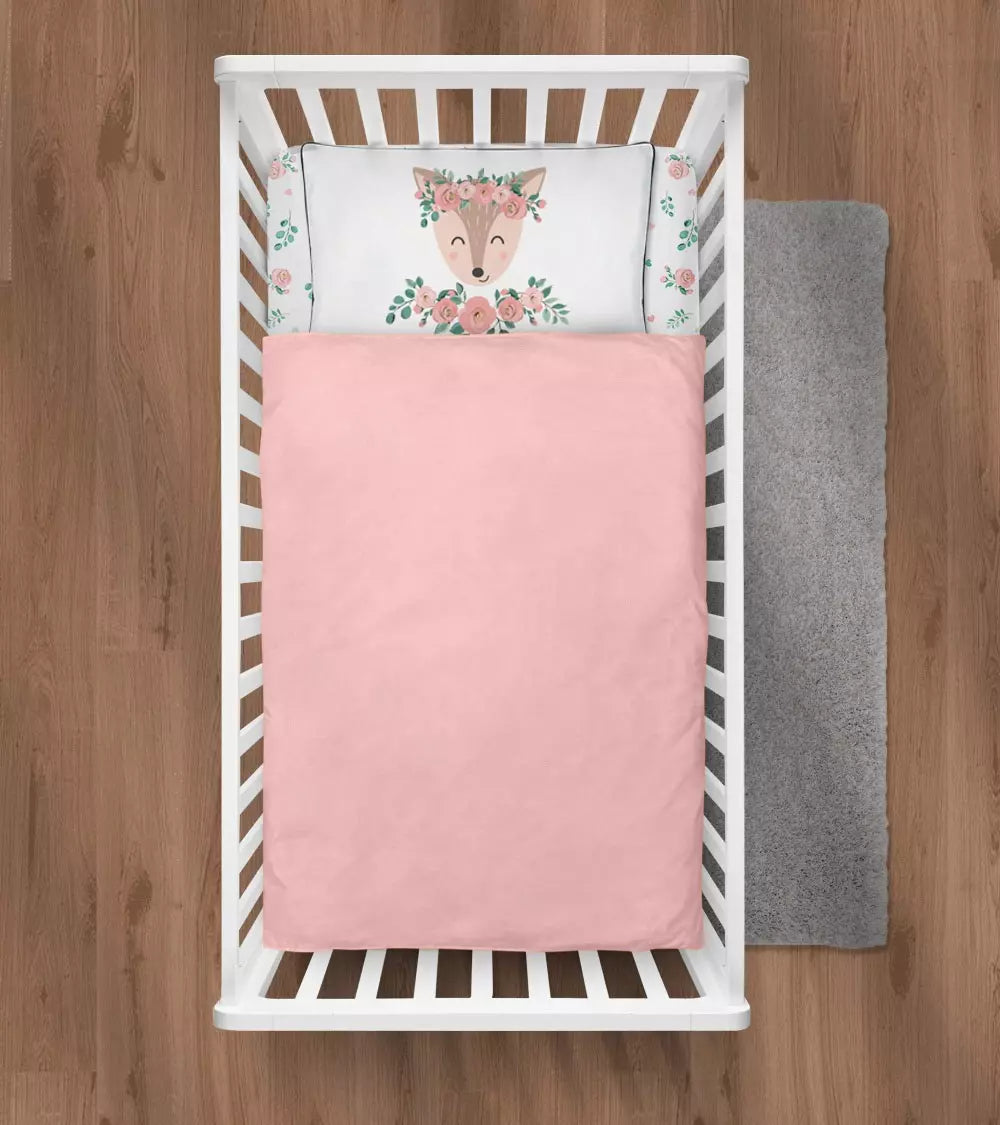 Lenjerie pat 2 Piese KLUPS Nature&Love Rose N001-C4