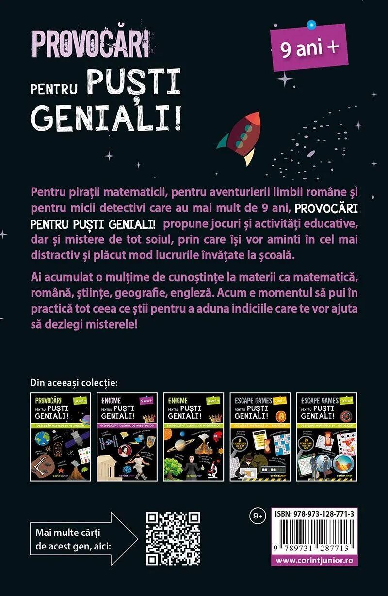 Provocari pentru pusti geniali – 9 ani