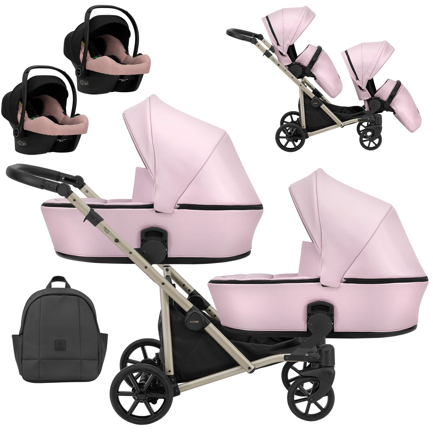 Carucior Kunert 3 in 1 Brav DUO
