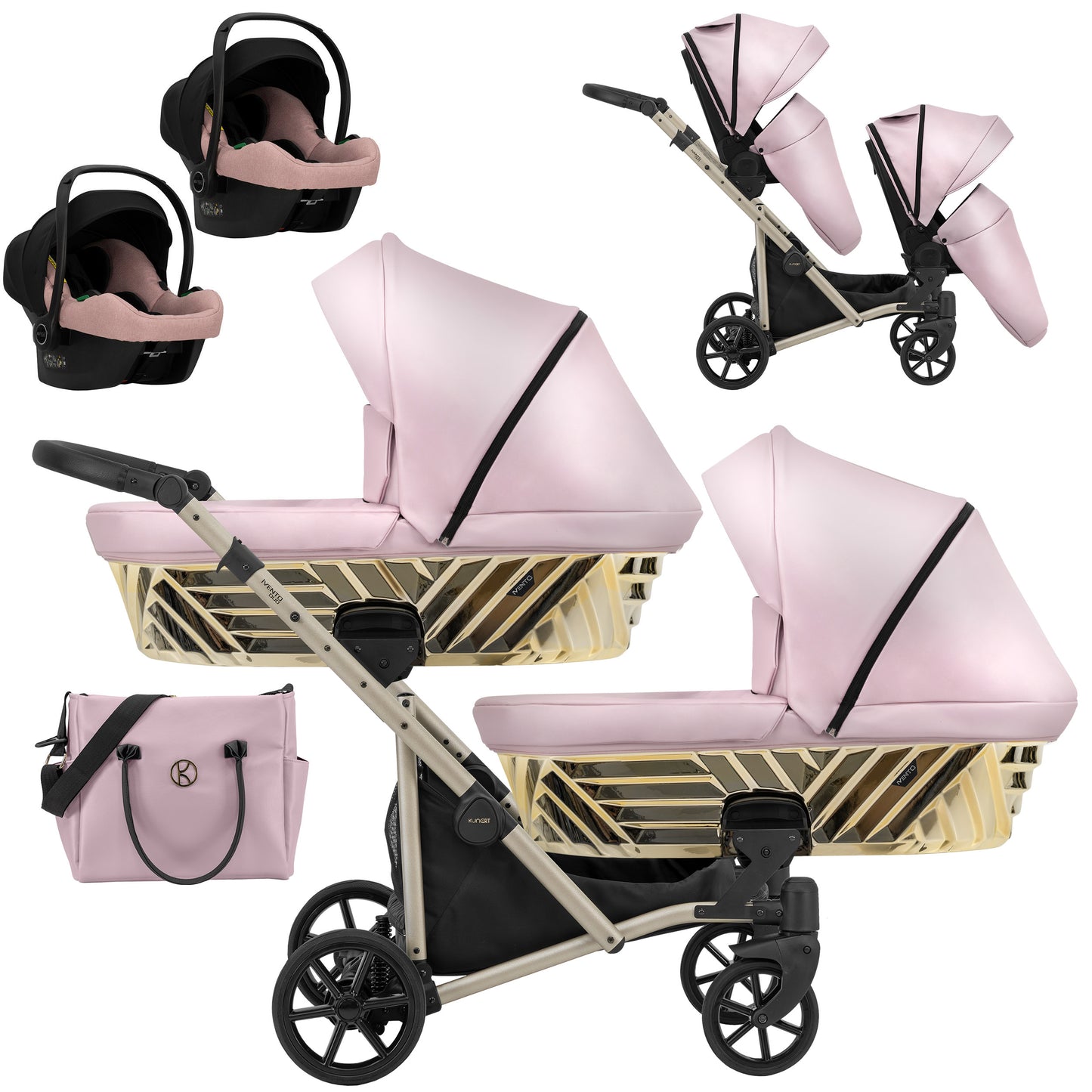 Carucior Kunert 3 in 1 Invento DUO Glam