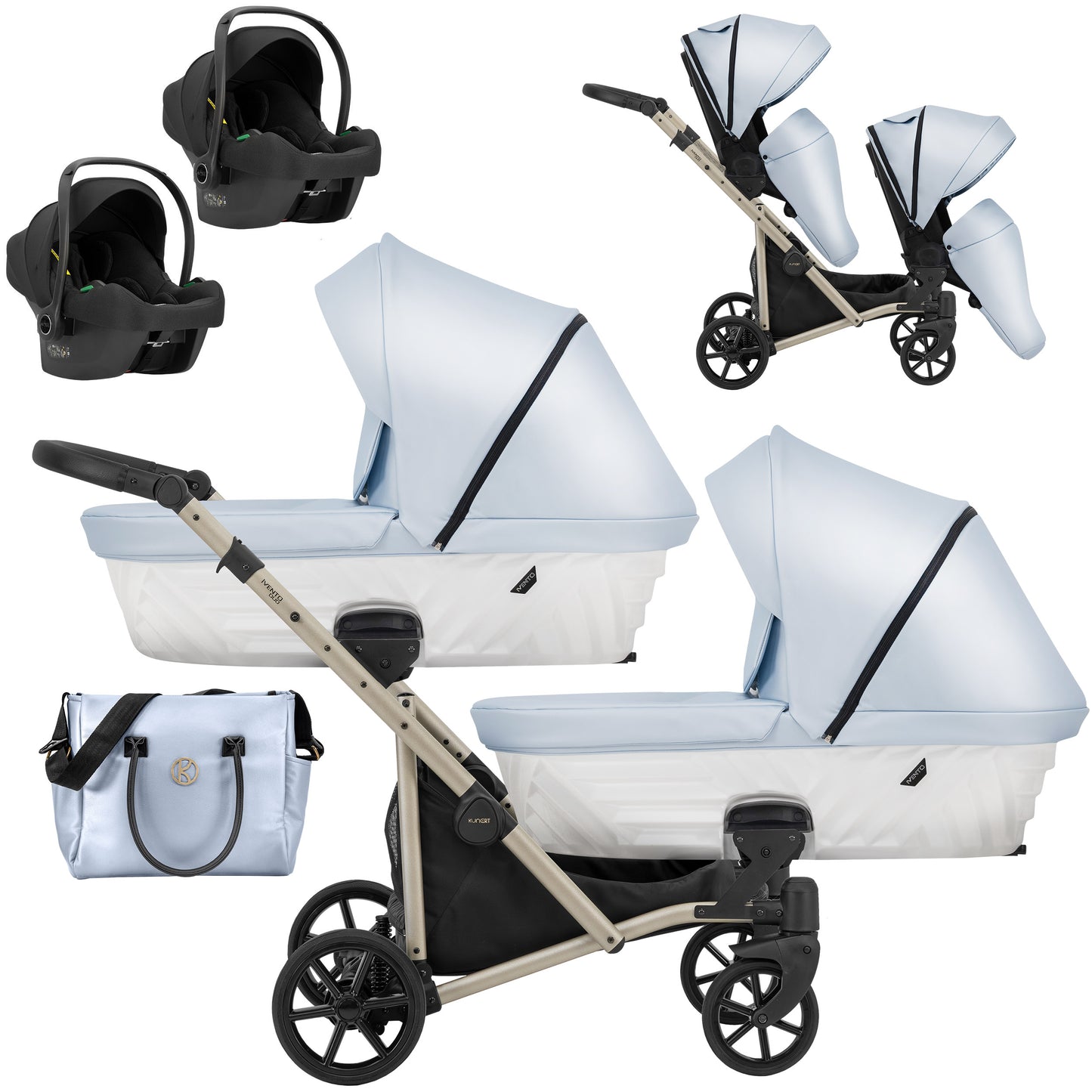 Carucior Kunert 3 in 1 Invento DUO