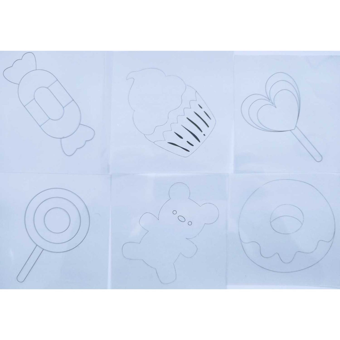 Set 9 Sabloane pentru Tubi Jelly Tuban TU18317