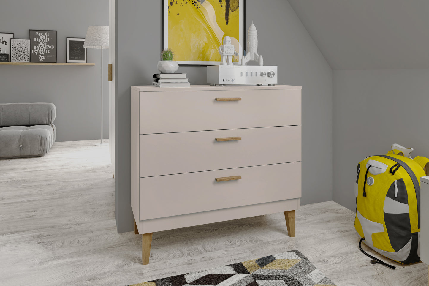 Comoda Kocot Kids Kubi cu sertare