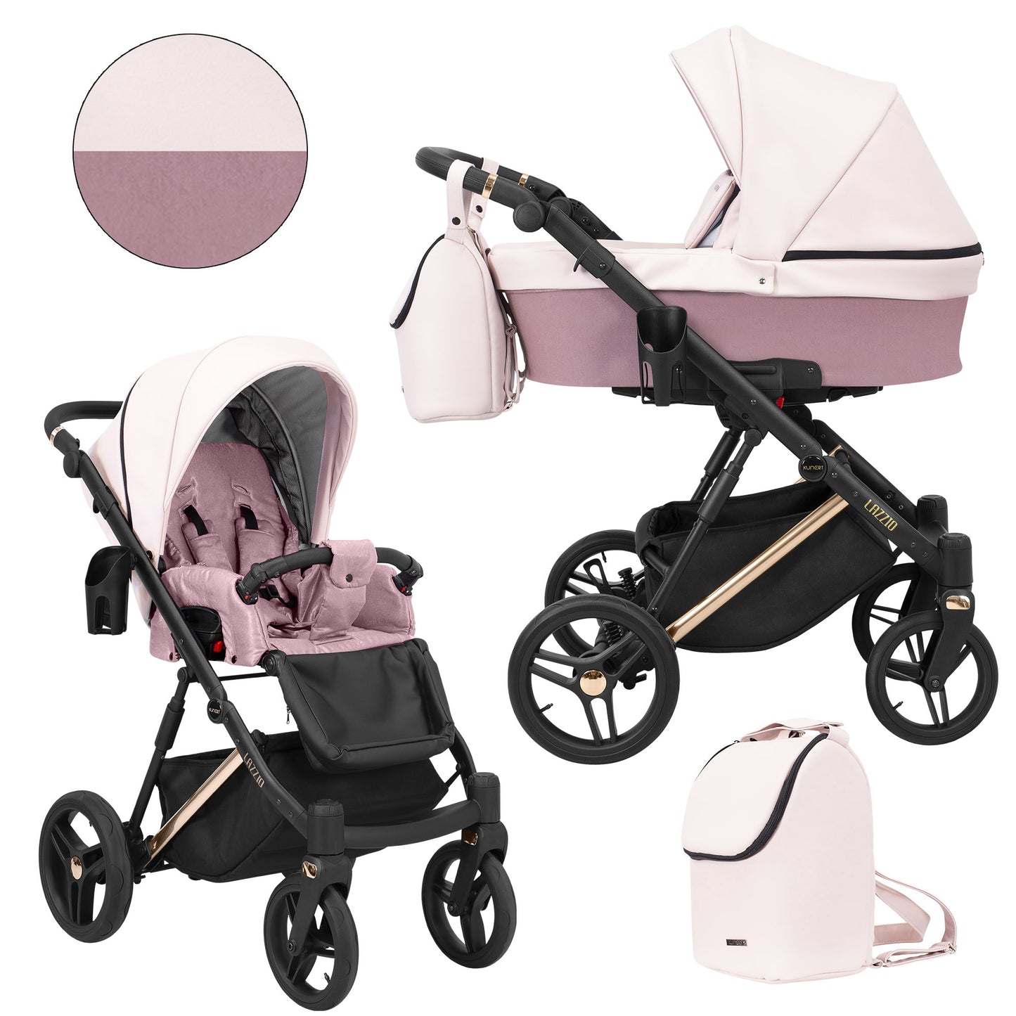 Carucior Kunert 2 in 1 Lazzio Premium