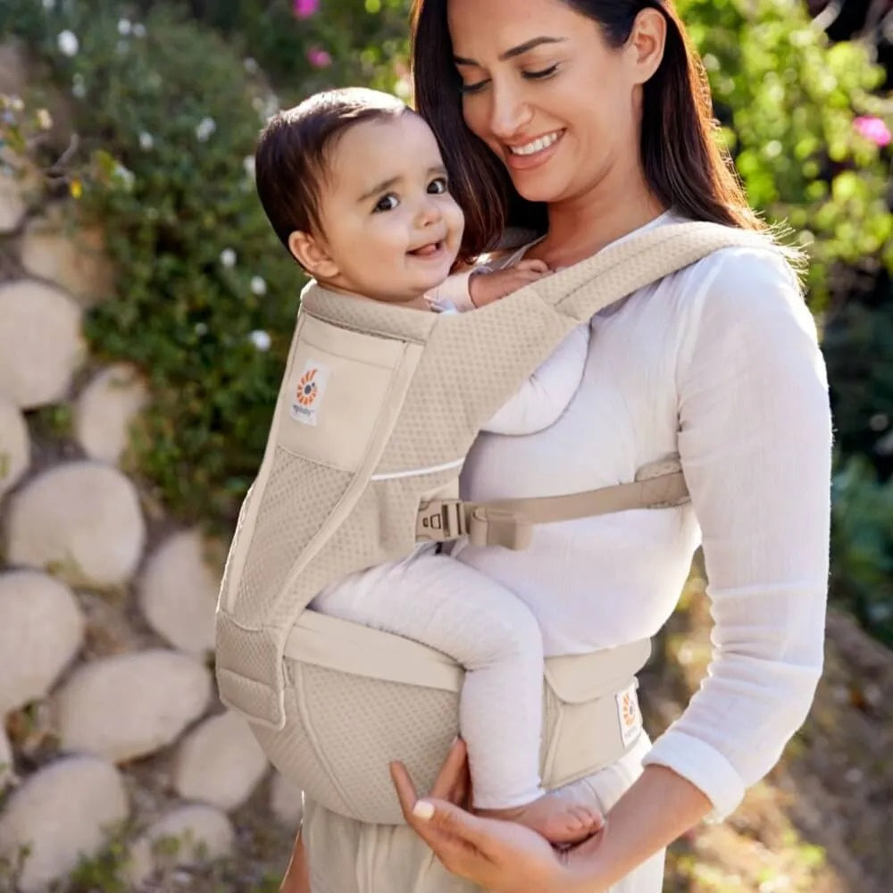 Ergobaby Marsupiu Alta Hip Ergobaby, 4 luni - 4 ani , 5.5-20.4 kg, Natural Beige - imaginea 4