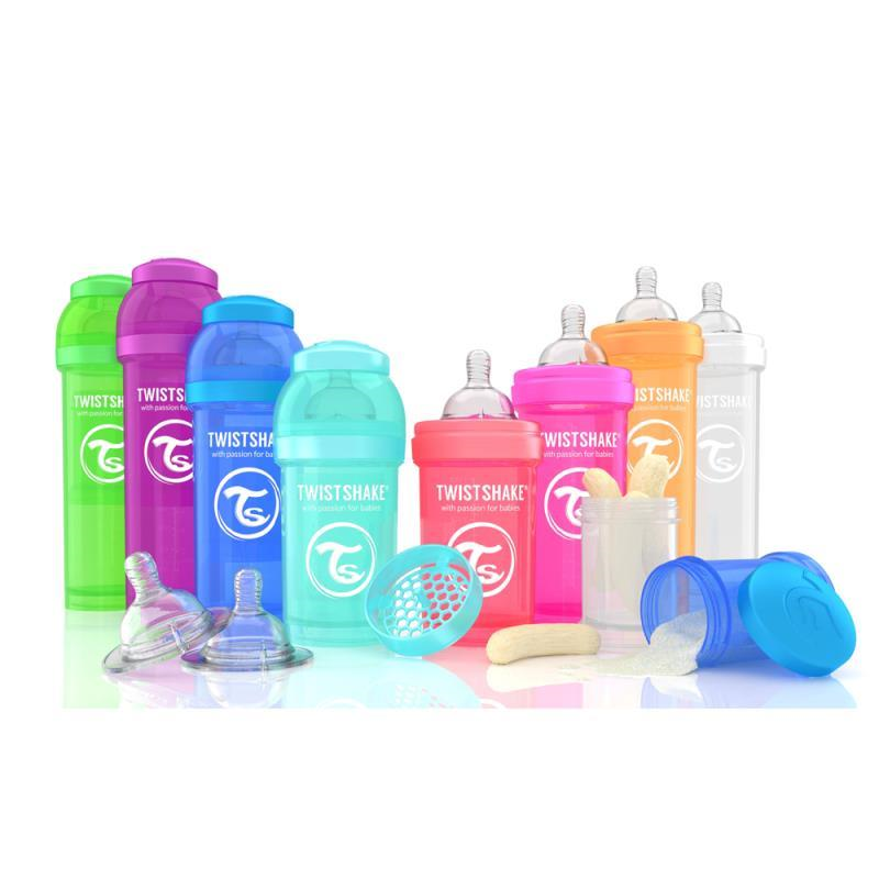 Twistshake Biberon Twistshake Anti - Colici 260 ml Piersica - imaginea 3
