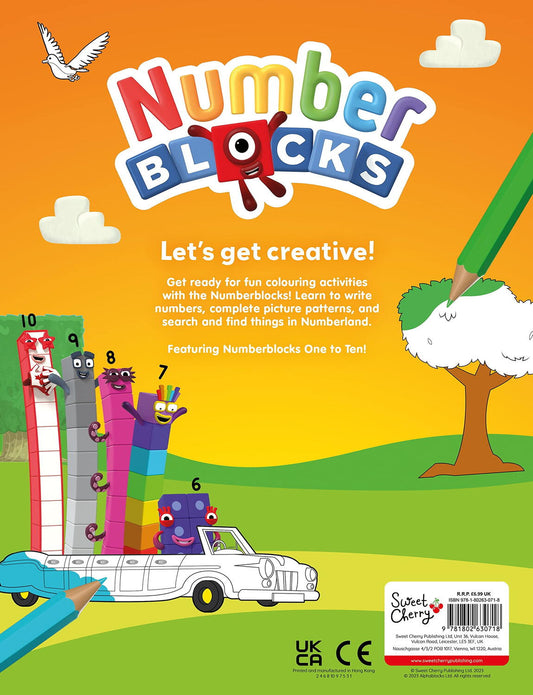 Carte cu activitati Numberblocks - Colorez & ma distrez