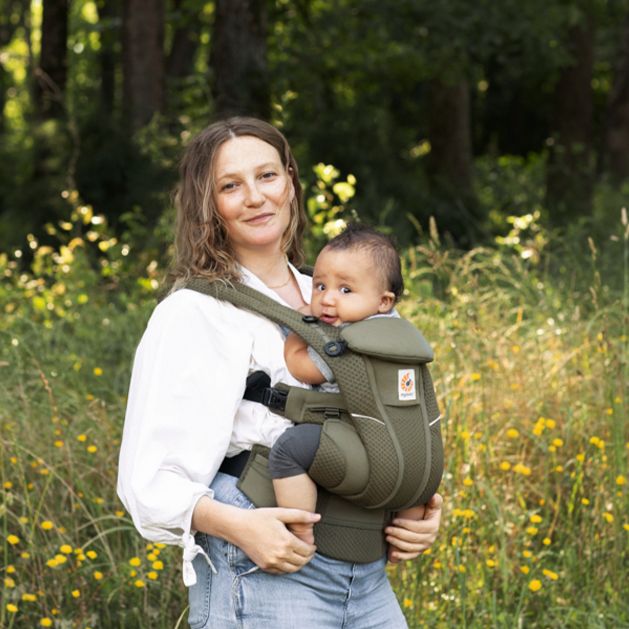 Ergobaby Marsupiu OMNI Breeze Olive - imaginea 4