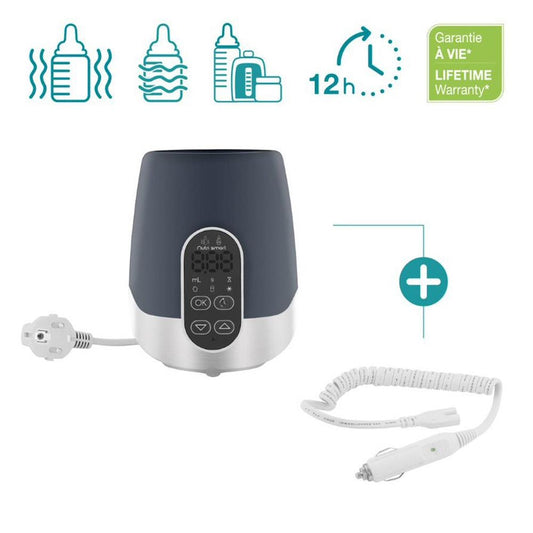 Babymoov - Incalzitor pentru biberoane (recipiente) pentru casa si masina NutriSmart