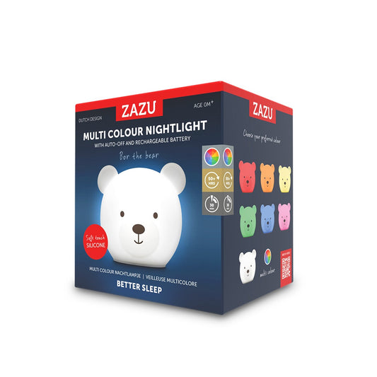 Lampa de veghe multicolora Bor the Bear , Zazu Kids