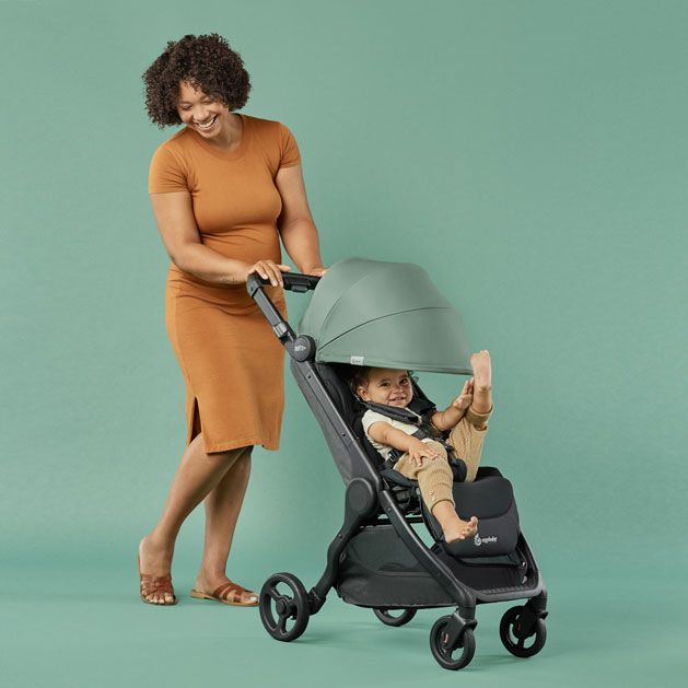 Parasolar Carucior Ergobaby Metro+ Sea Glass UPF 50+ Ergobaby METPSUNSEA