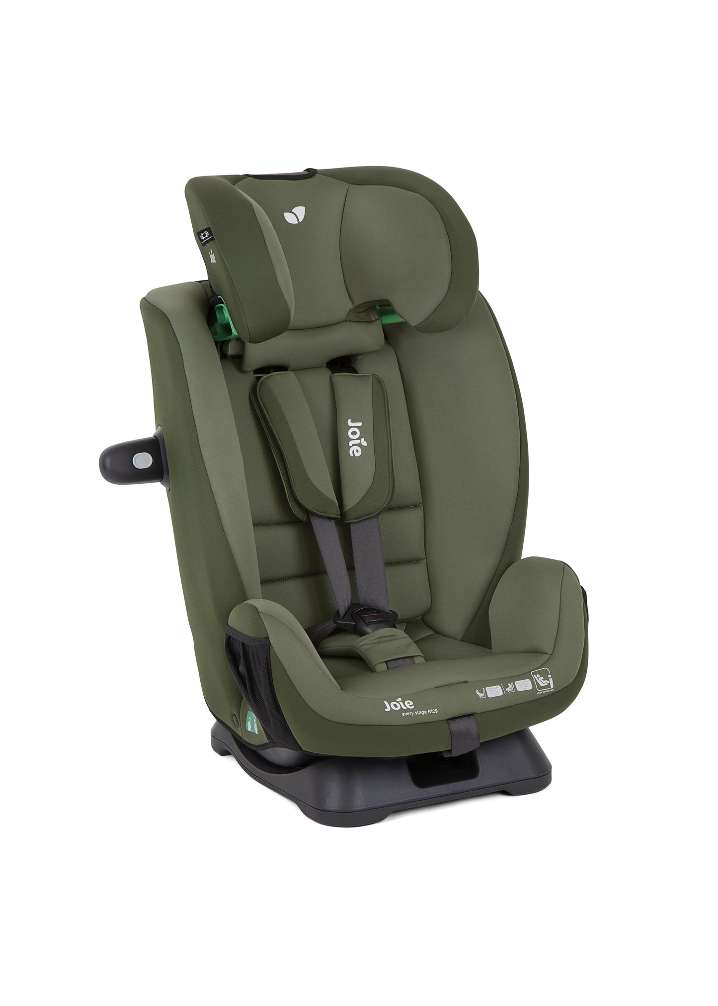 Joie Scaun auto Every Stage R129 Moss, 40-145 cm, certificat R129 si testat ADAC - imaginea 9