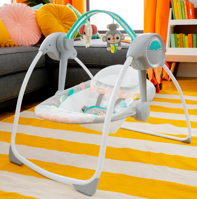 Bright Starts - Leagan portabil Whimsical Wild