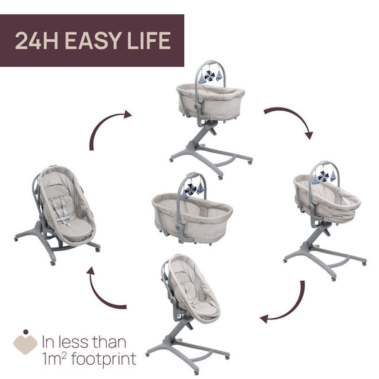 Cosulet multifunctional 5 in 1 Chicco Baby Hug Pro, BeigeLatte (Bej), 0luni+