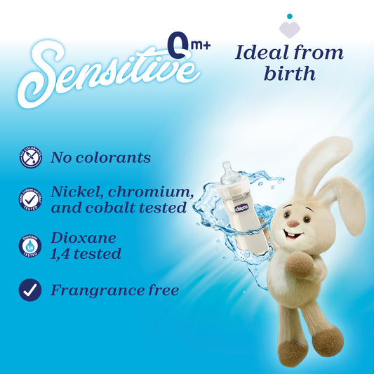 Detergent pentru biberoane si vesela bebelusului Chicco 300ml, 0 luni+