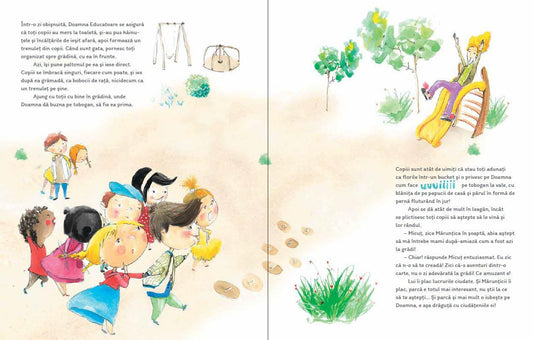 Doamna educatoare se poarta ciudat